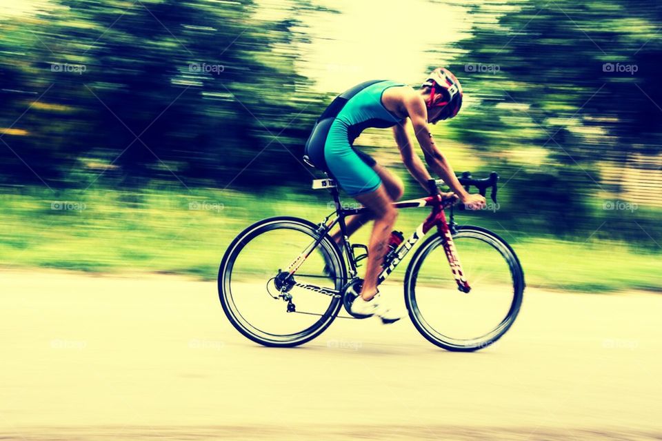 bicycle race in triatlon