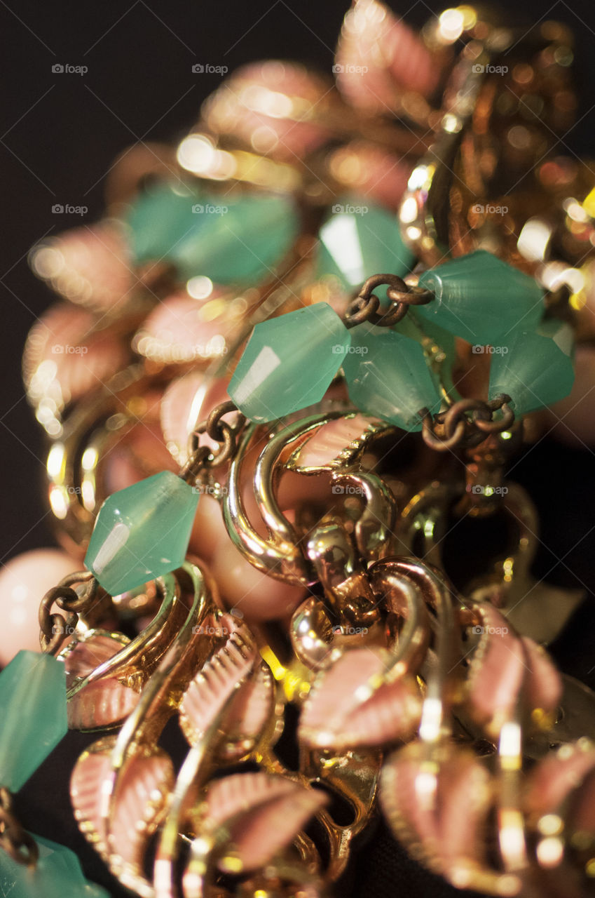 Close-Up of Vintage Jewelry