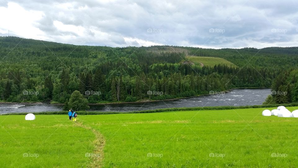 Going down to the river!!. Going down to the river, for fishing!
