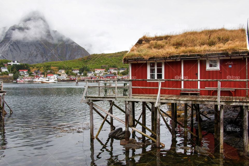 Reine rorbuer Norway. 