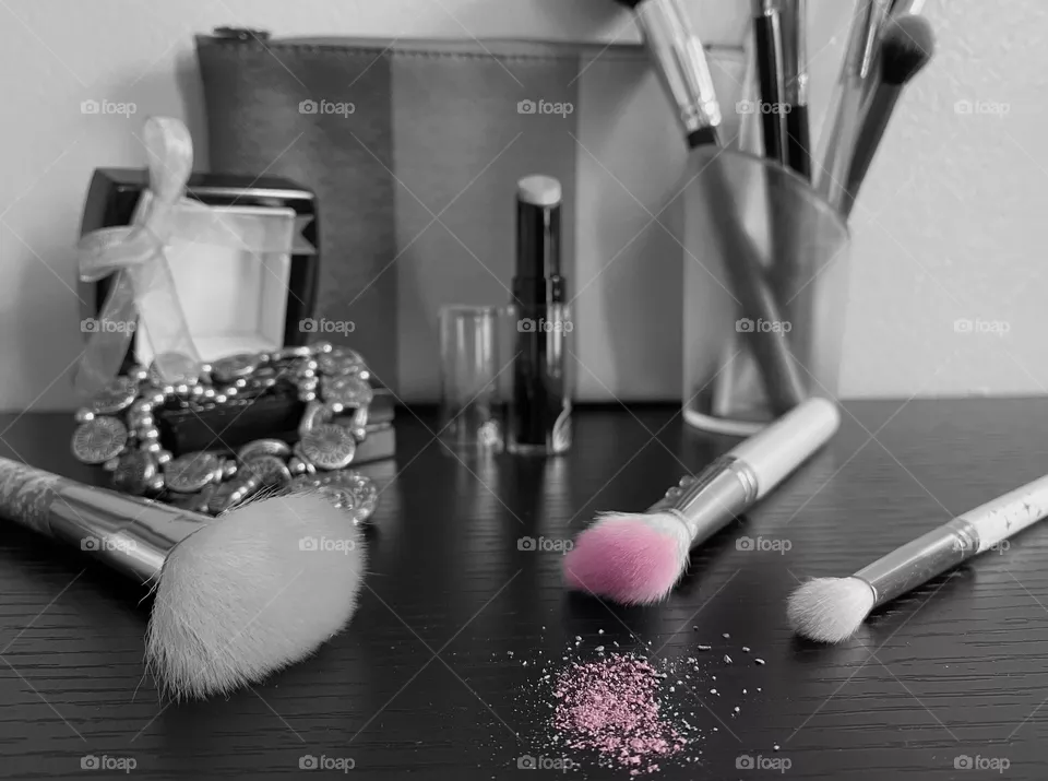 Pink makeup