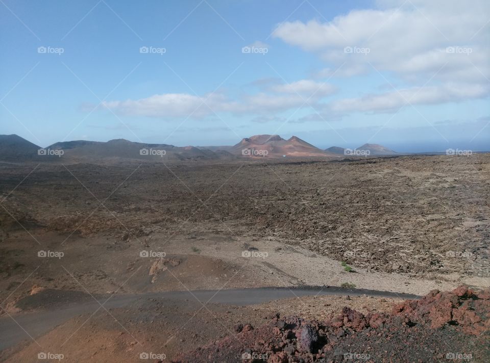 Lanzarote volcano