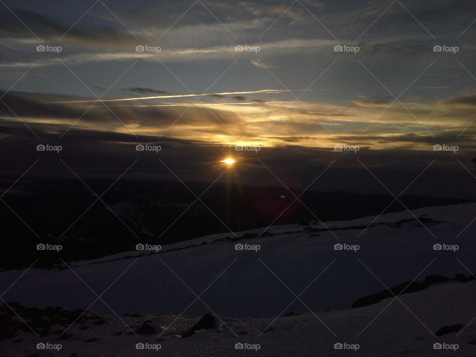 Mt Hood sunset
