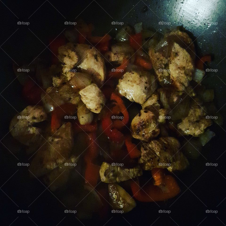 wok fried chicken