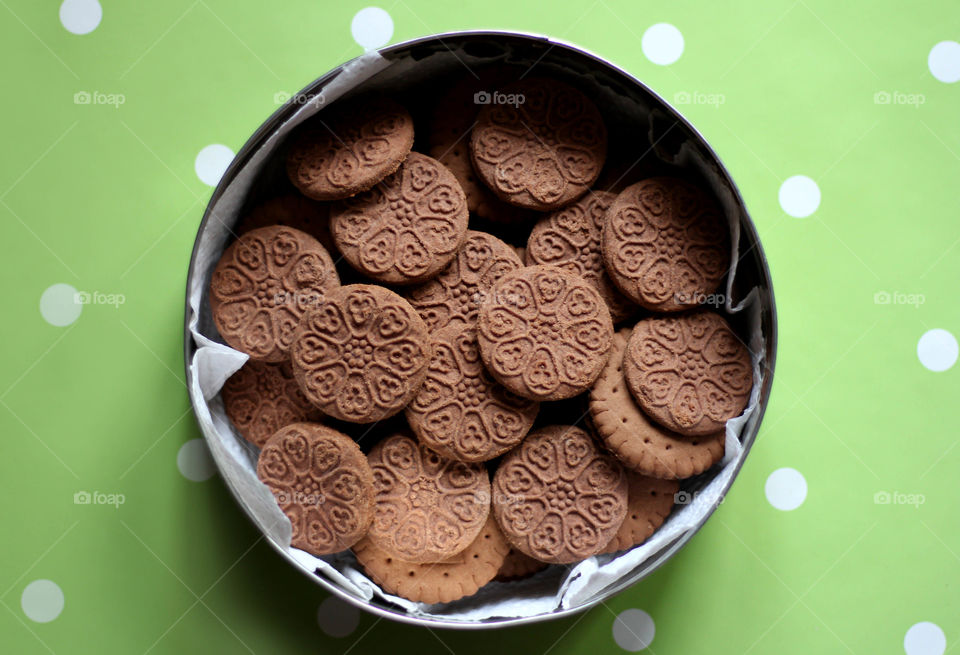 Home made chocolate cookies