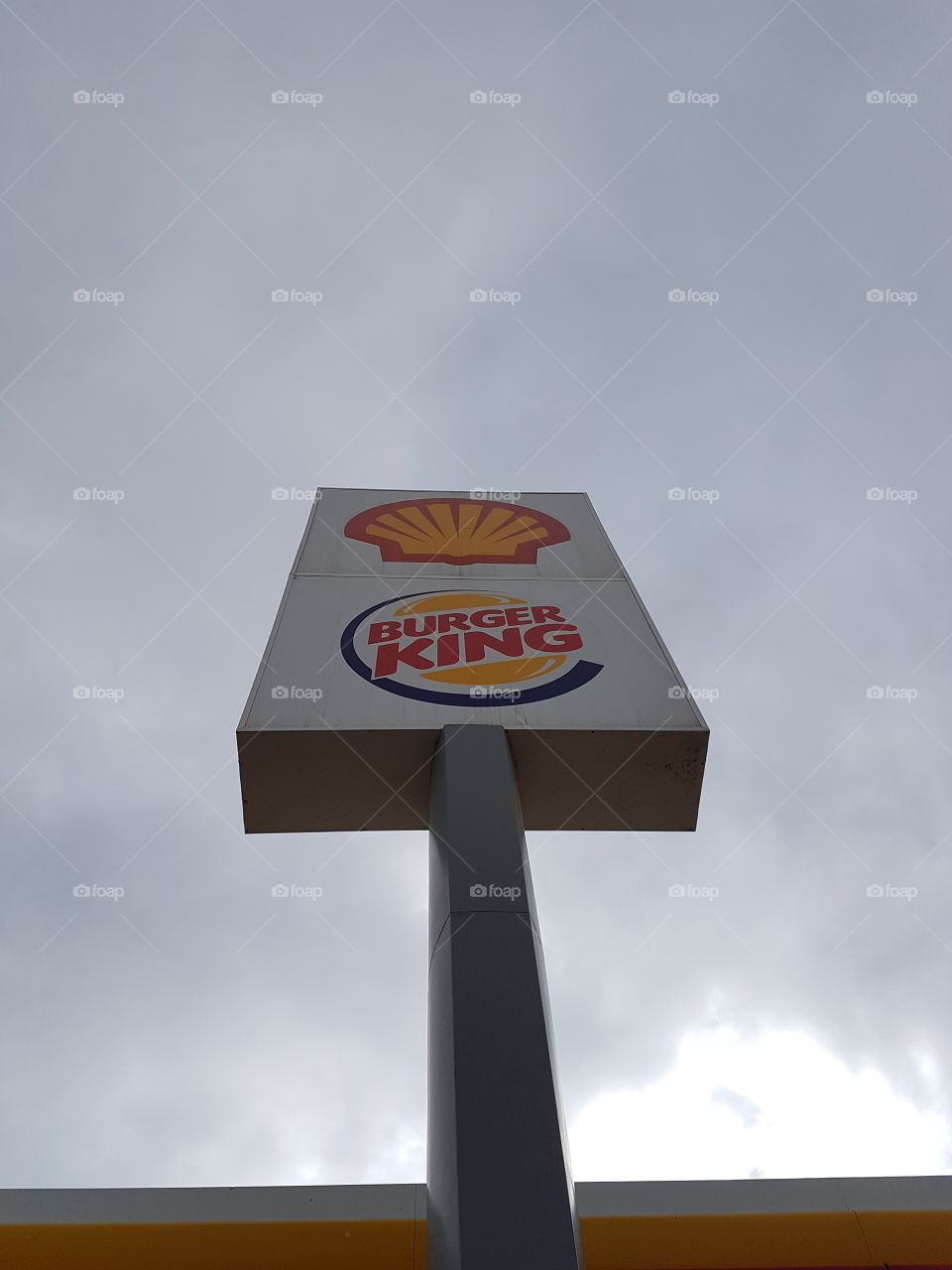 shell burgerking sky burger