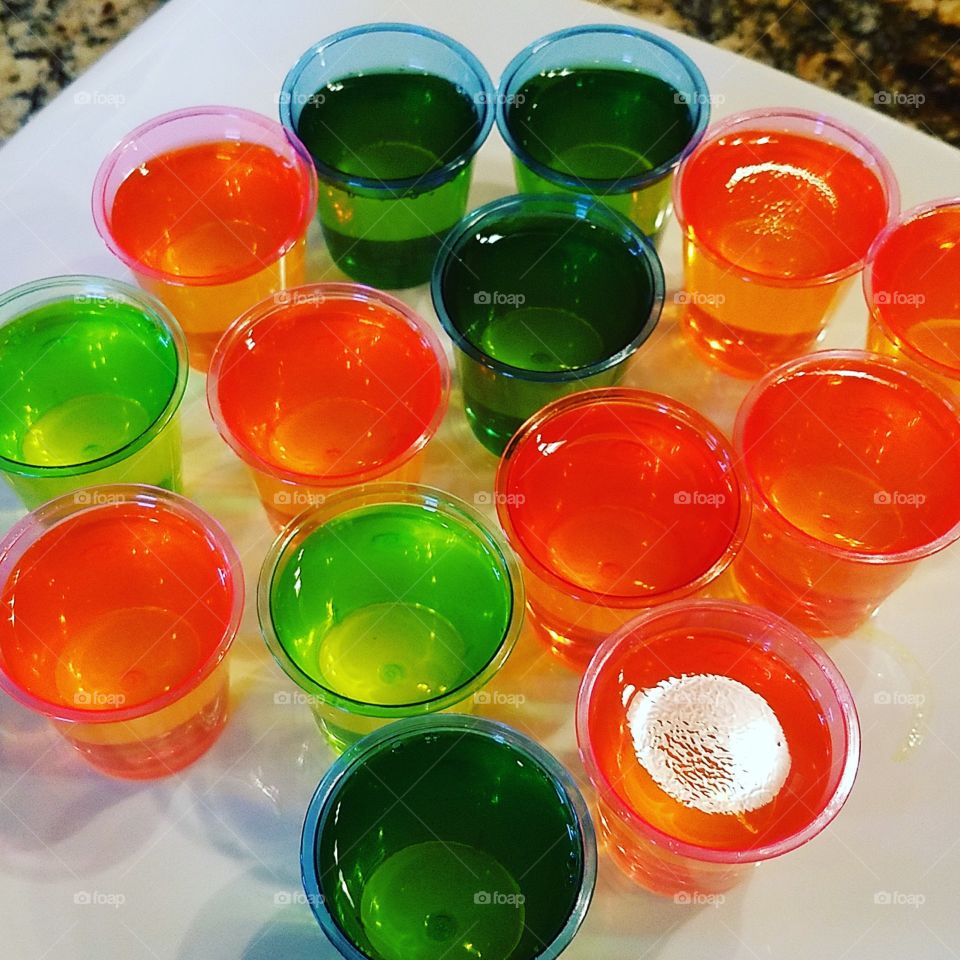 Jello shots to celebrate!