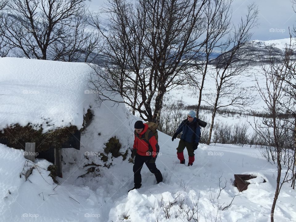 Winter in north Norway