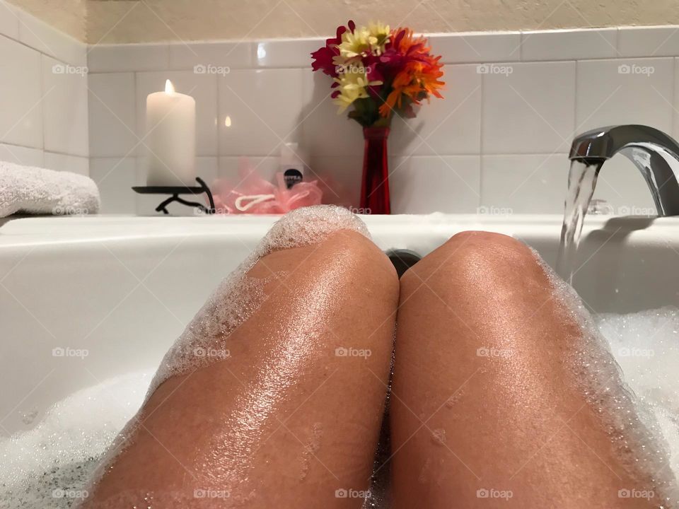 Luxurious bath.