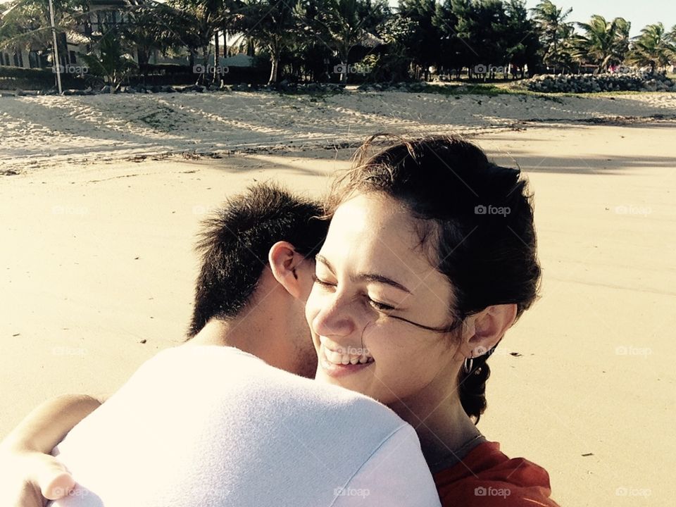 A hug! Is there a better place for this than in a hug?