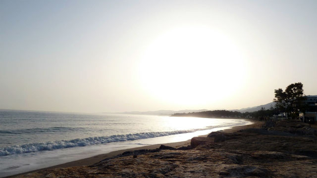 la playa