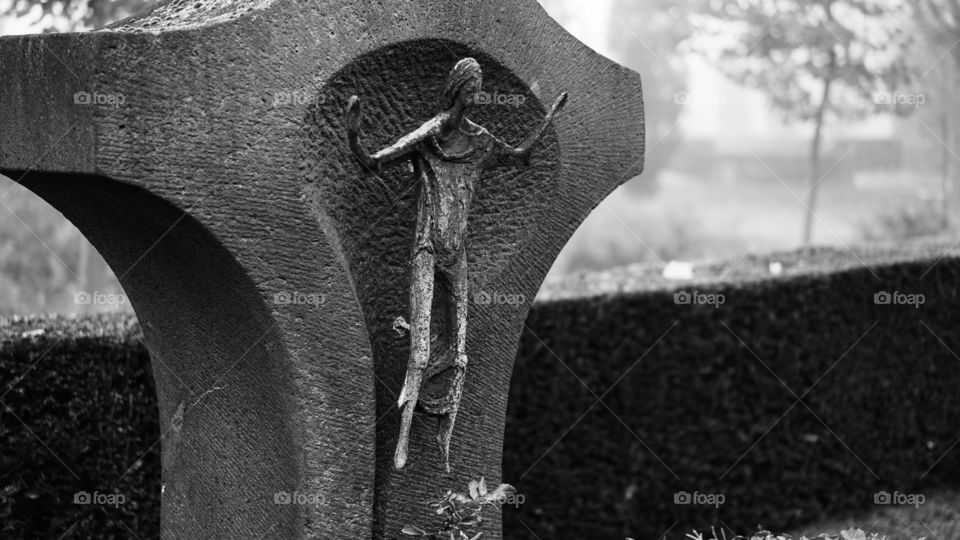 On a cemetery in Antwerp