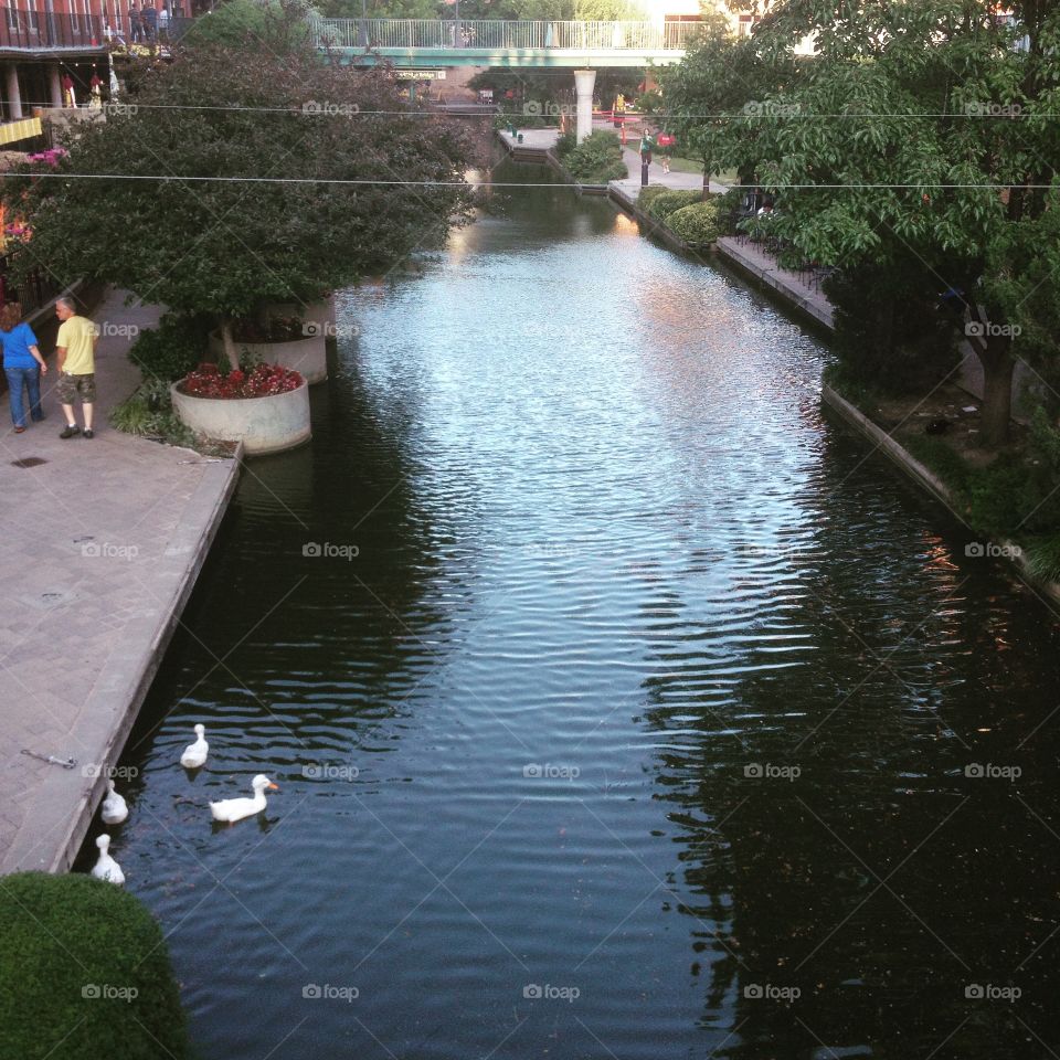 Oklahoma City. The beautiful canal 