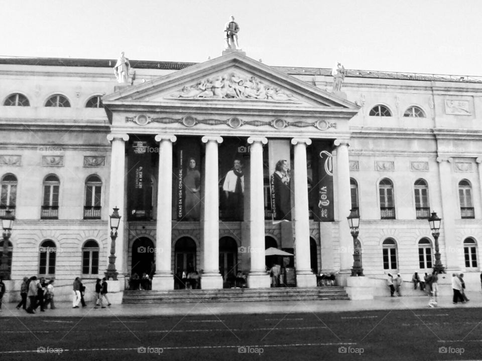 Theather, B&W Photo, Art, Architecture 