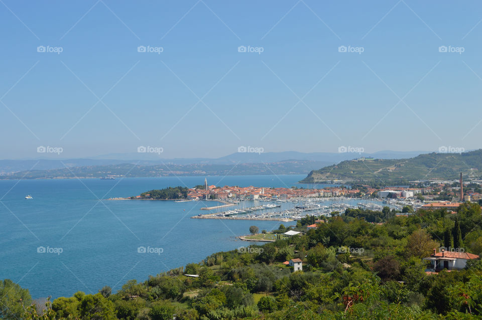 seaside city Izola, Slovenia