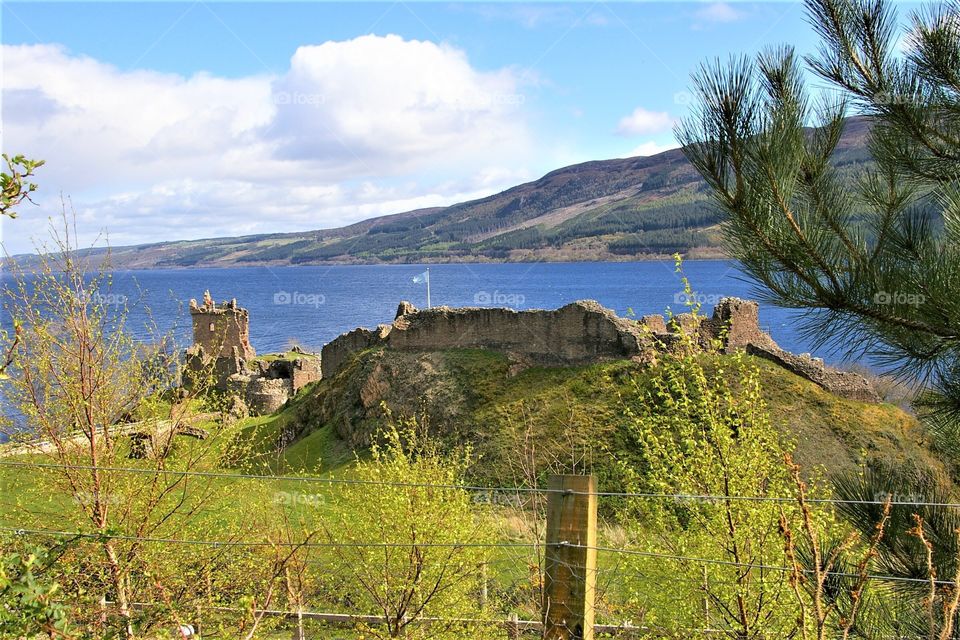 Scotland, Urquhart Castle Loch Ness