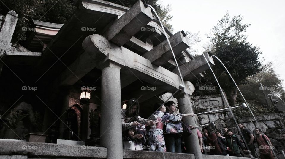 Wishing well Kiyomizu dera