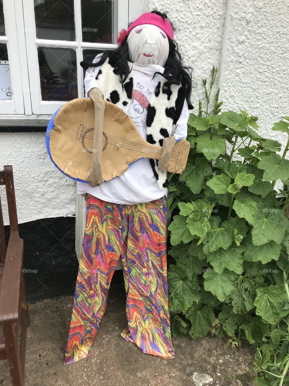 Back to the scarecrows, this one is the one that would slide right into “Glastonbury” life.