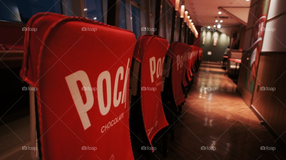 Pocky cafe in Osaka