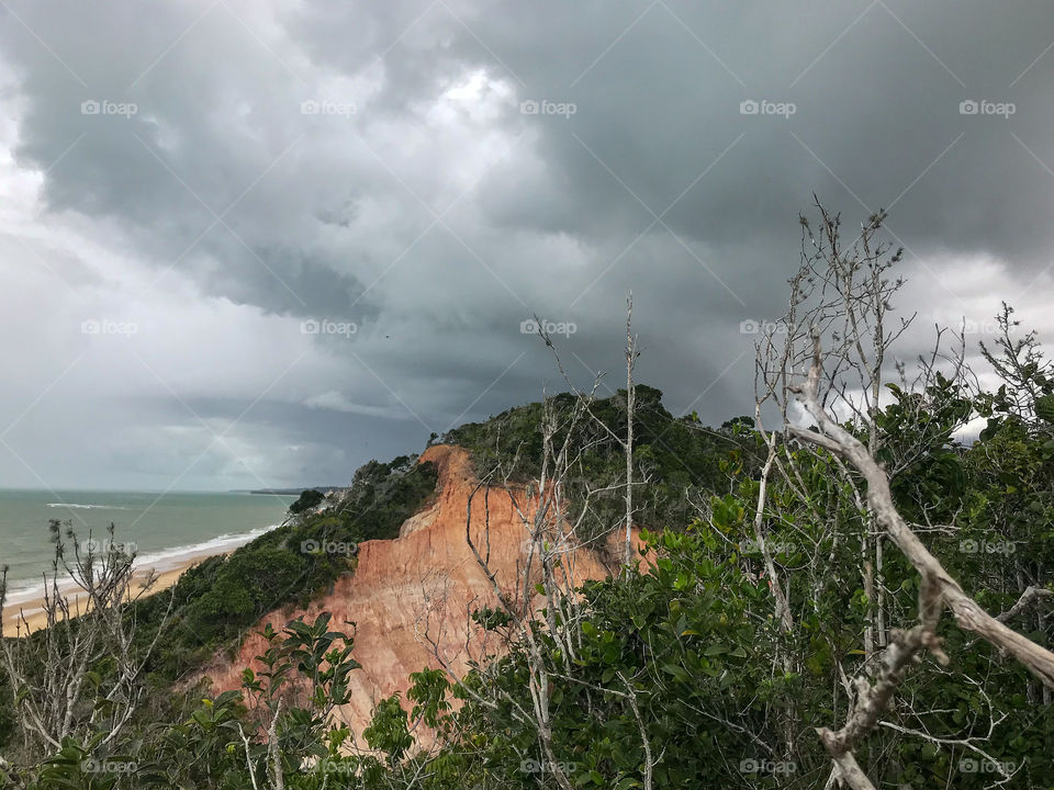 Acho que vem chuva em arraial d’ajuda Bahia Brasil 🇧🇷