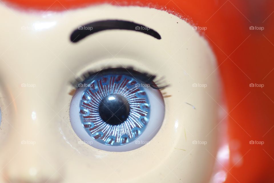 The eyes are the best path to enter into someone's heart. Macro shot