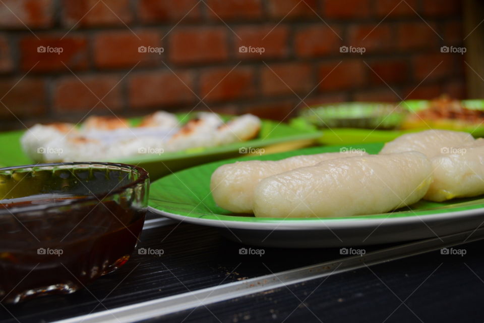 pempek lenjer palembang, indonesian food