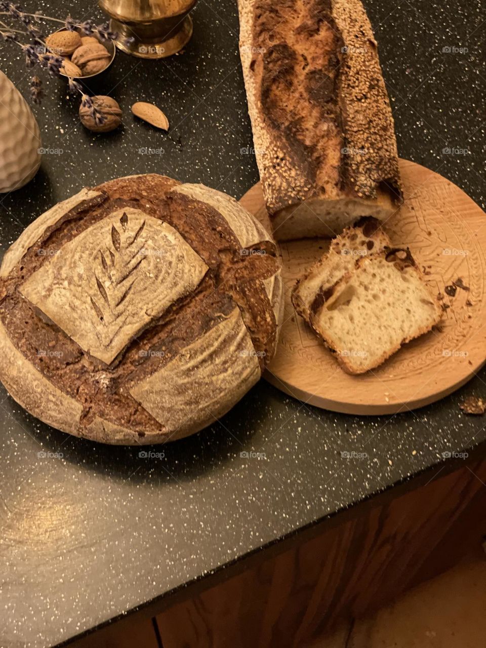 Home baked bread