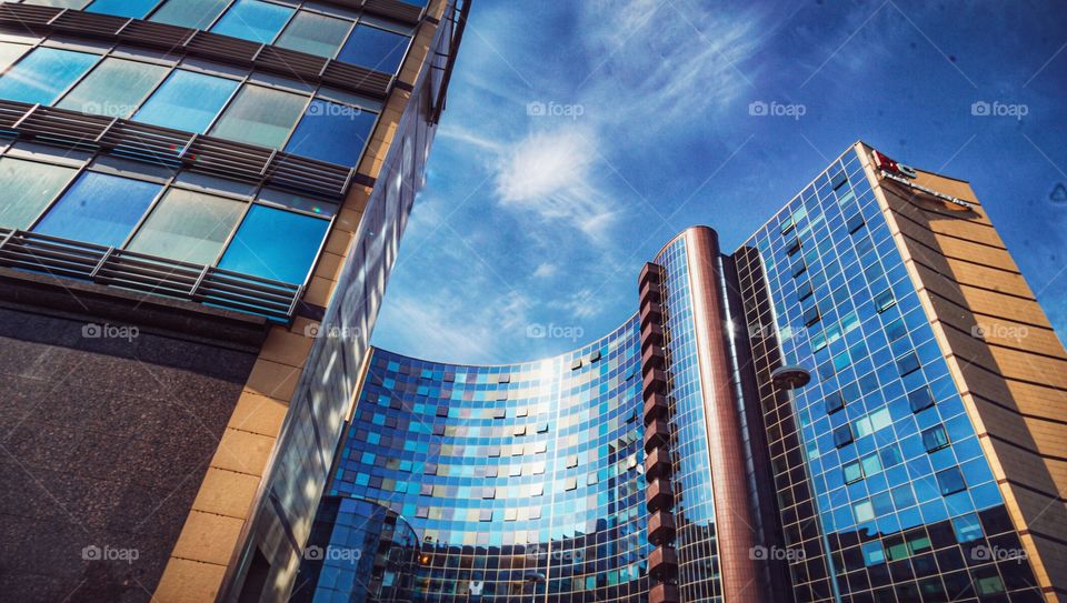 geometry of buildings in the city