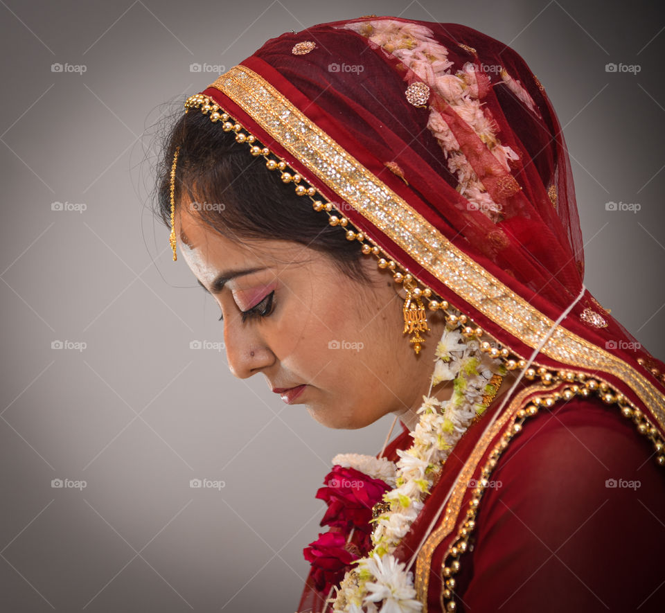 portrait of a bride