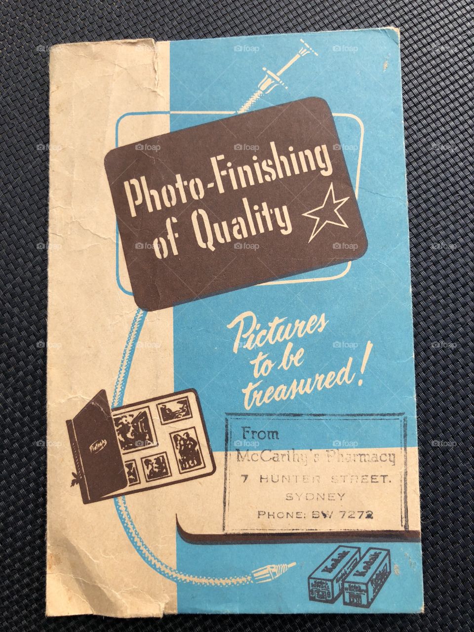 Old photo wrapper