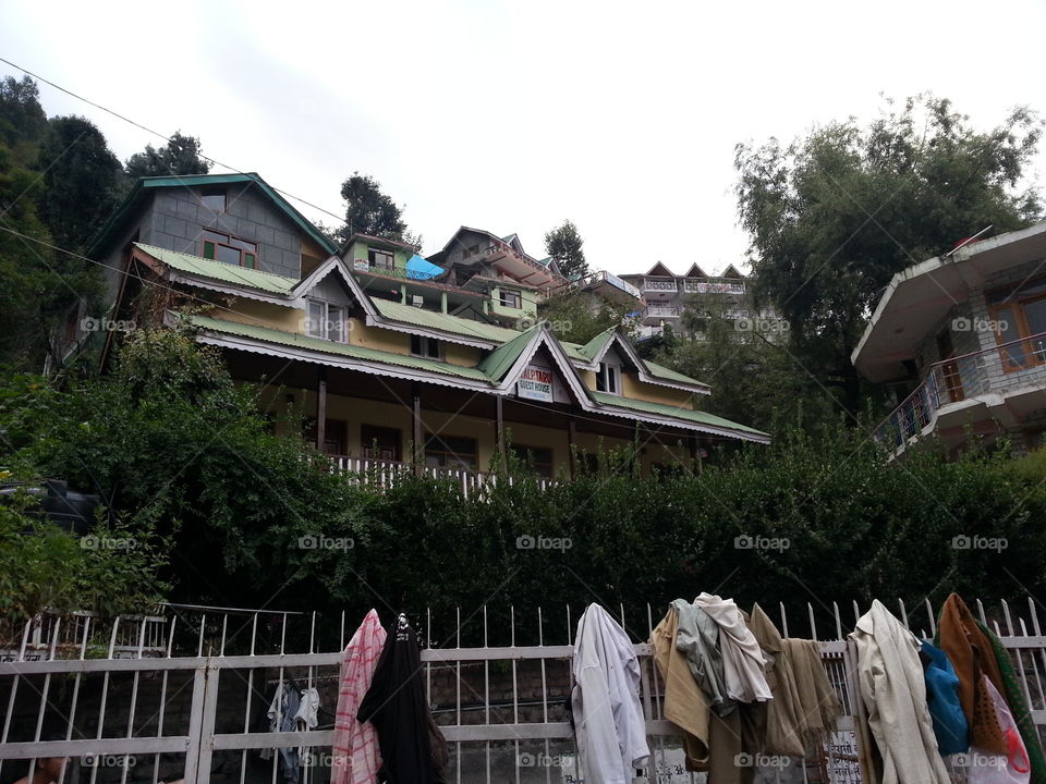 Clothes Hung For Drying