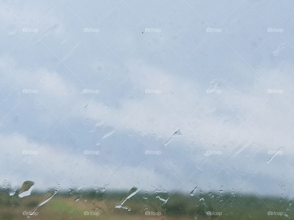 rain on a window