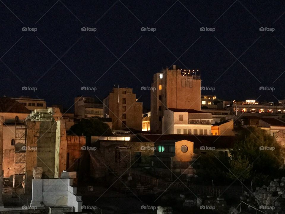 Athens by night 