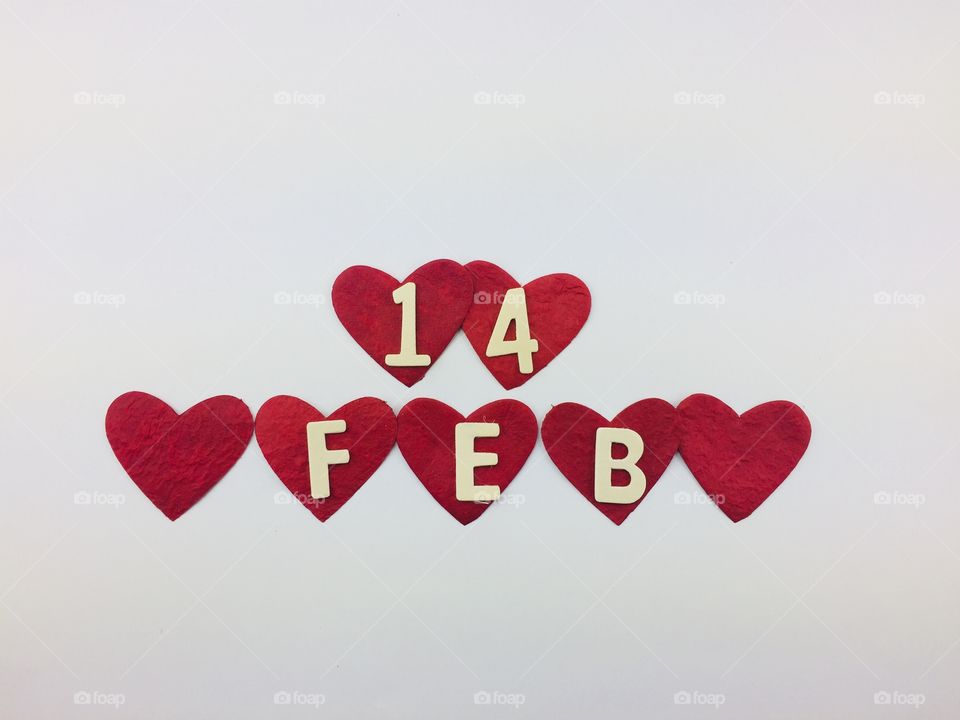 14 Feb for valentine's day.