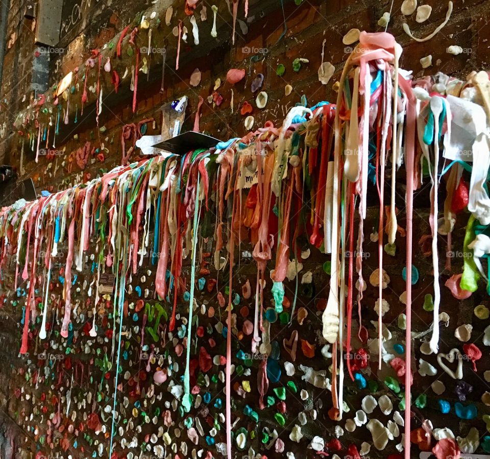 Gum Wall, Post Alley, Pike Place Market, Seattle