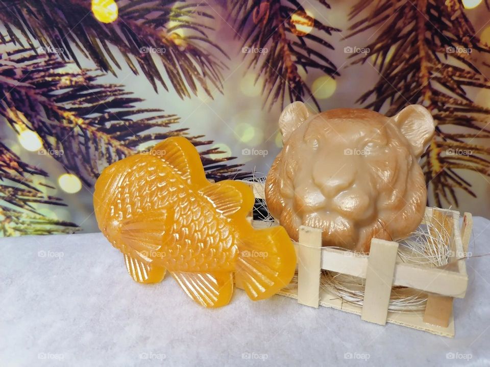 New year gift - soap handmade