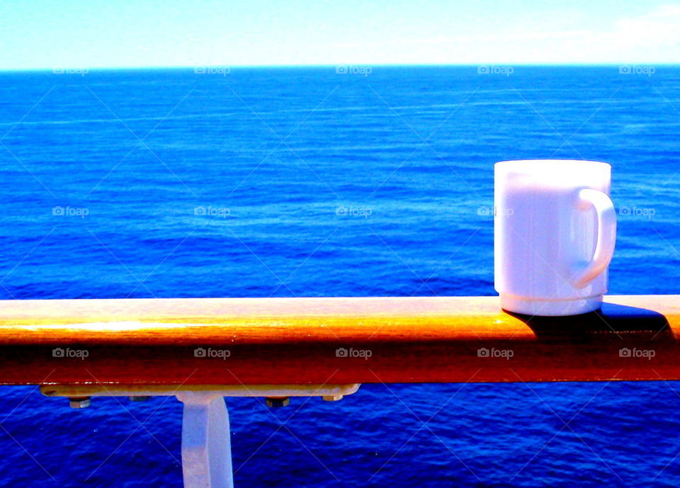 Morning Joe. Summer Alaska cruise. We are in transition from one port to another. This is our balcony view.