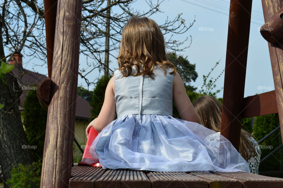 Girl in the playground