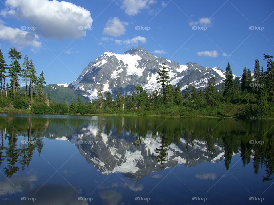 Mirror lake , MountBaker, WA