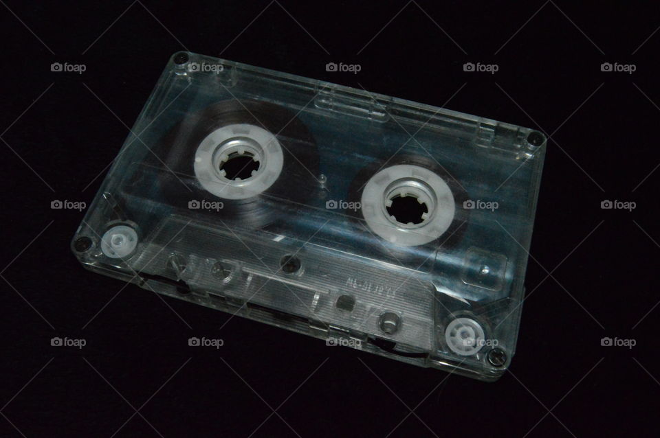 retro, audio cassette, music, magnetic tape