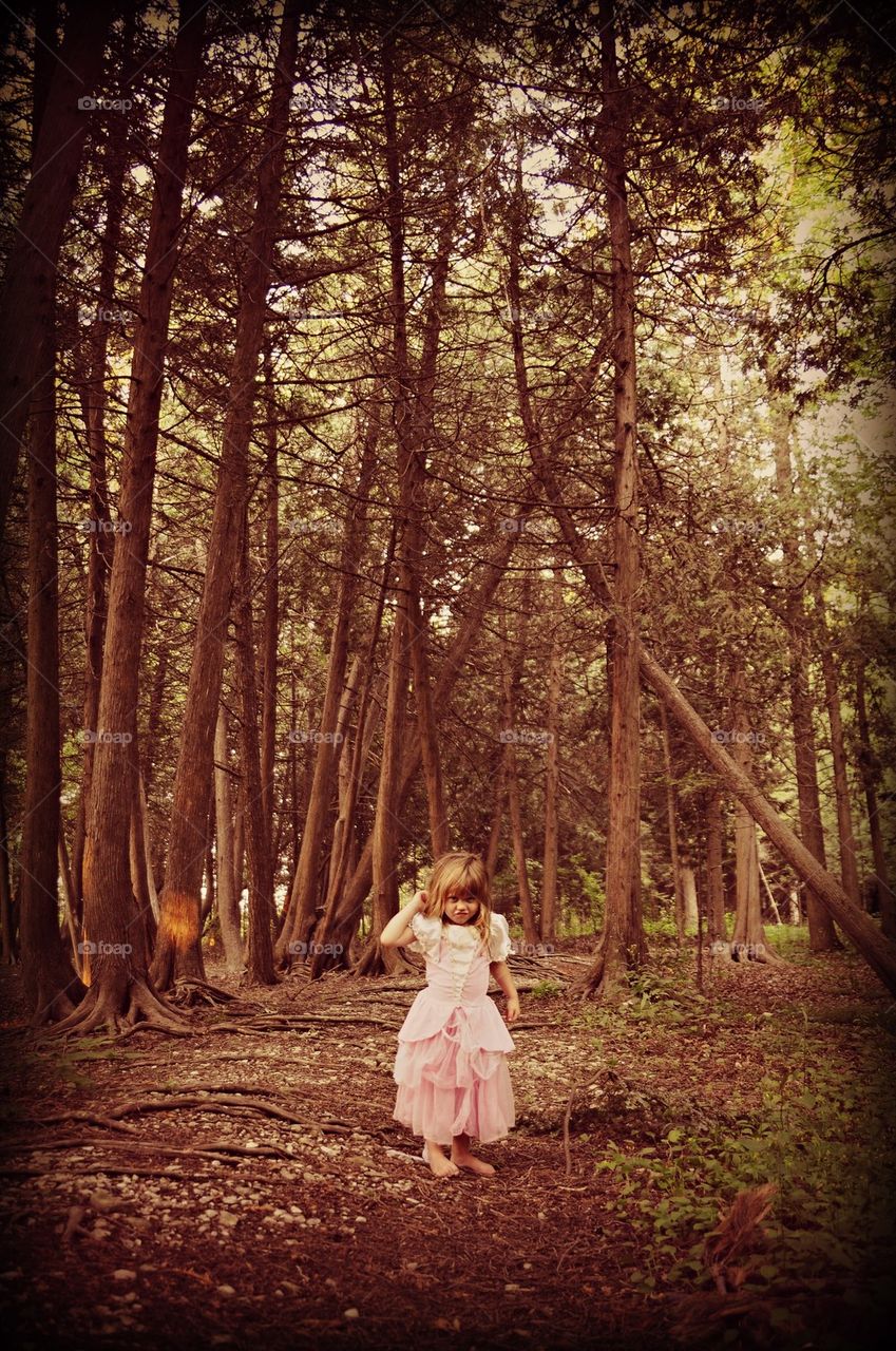 Princess in the woods