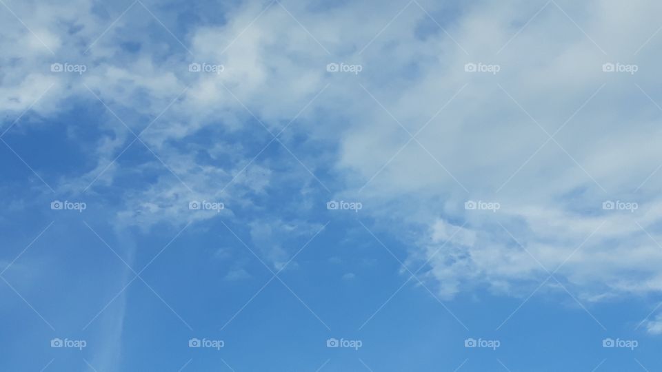 Beautiful cloud in the sky Indian village