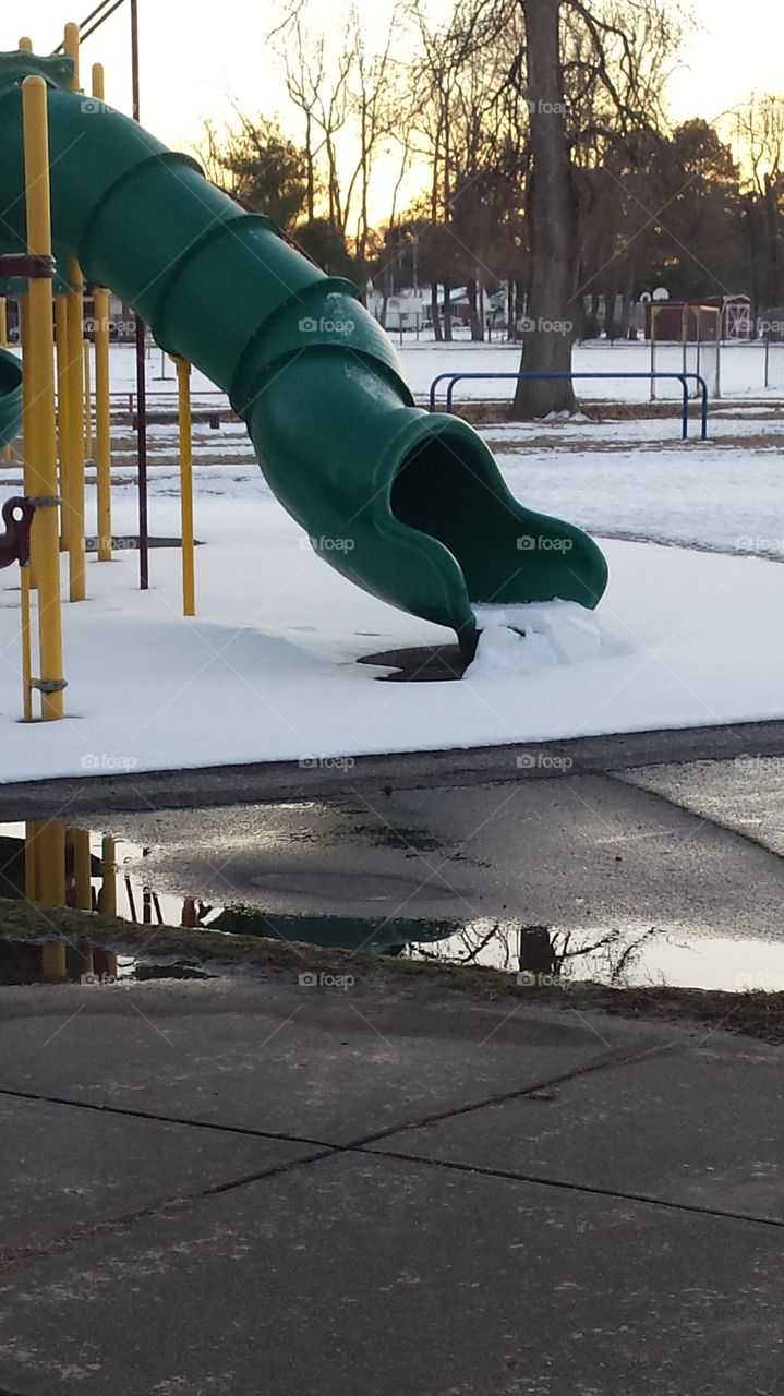 winter slide