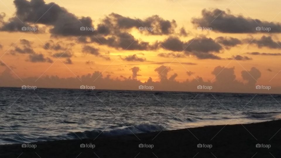 Orang Sky. This sunrise photo was taken in Punta Cana, Dominican Republic in 2014. 
