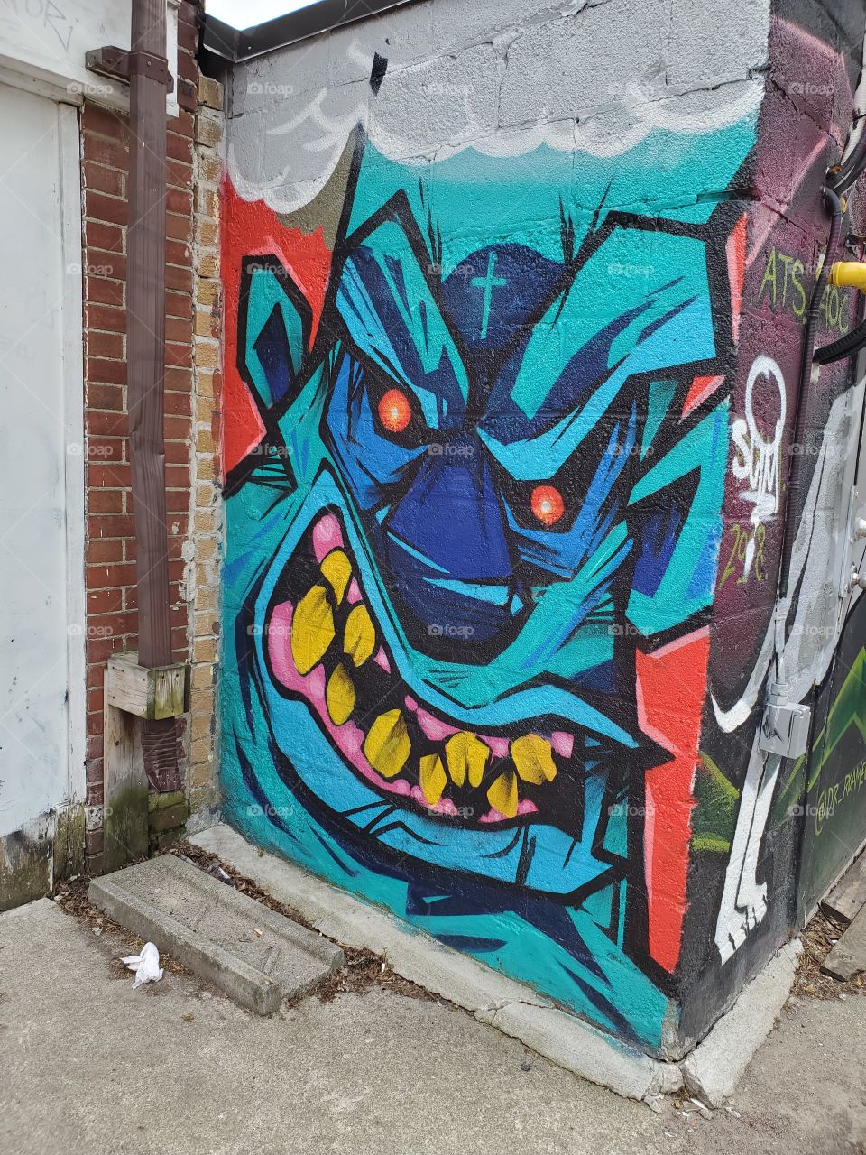 scary cartoon character