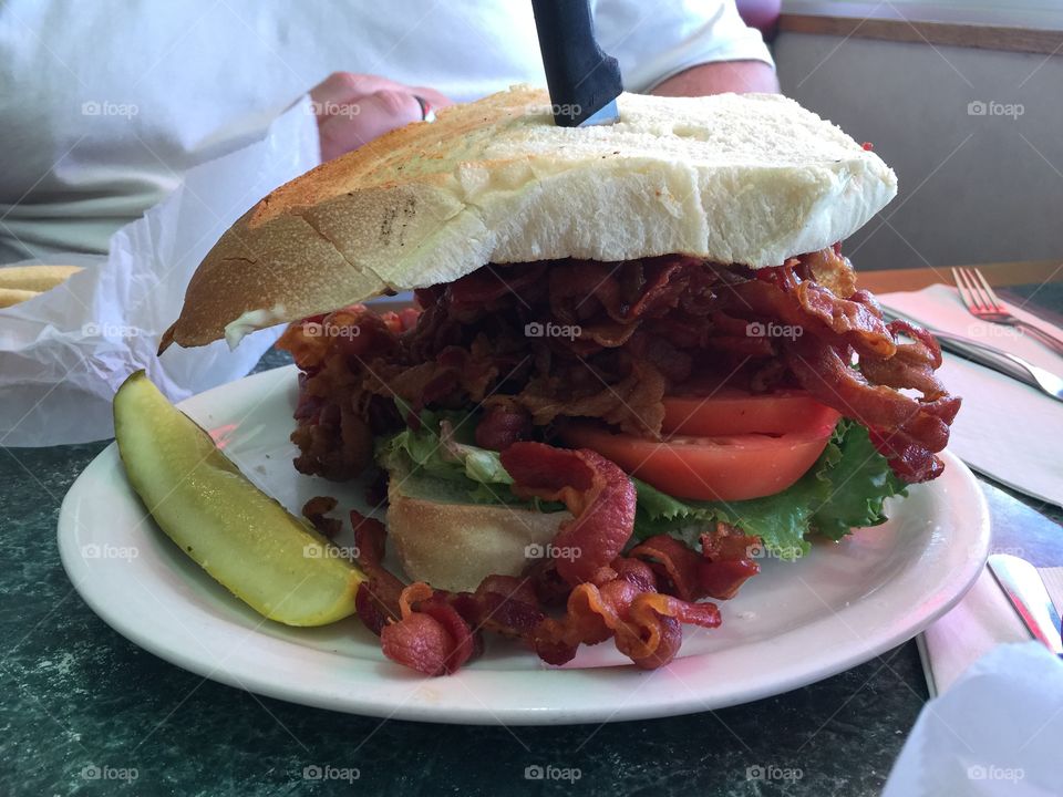 BLT. The famous Tony's in Birchrun, MI...a full pound of bacon