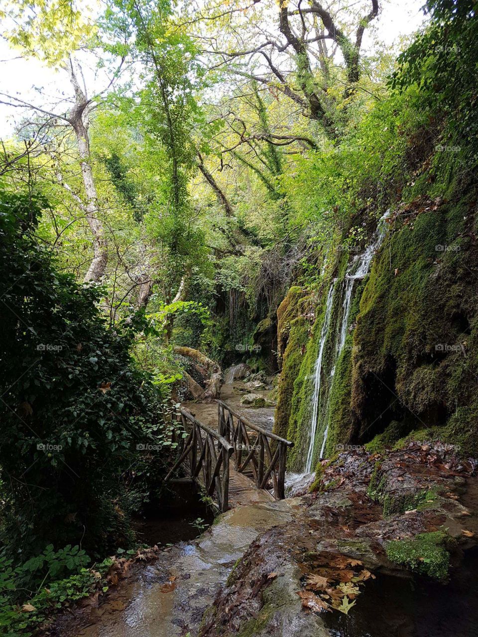 Waterfall of Skra, Skra, Kilkis, Greece