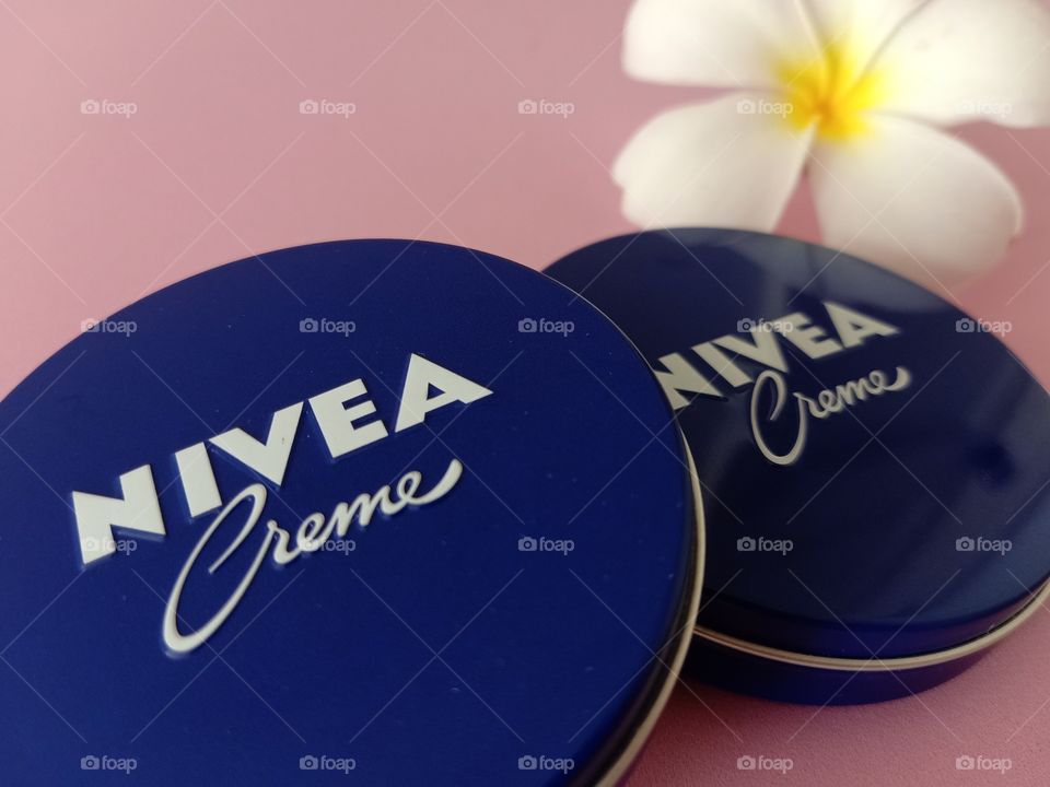 Beautiful Flower with NIVEA