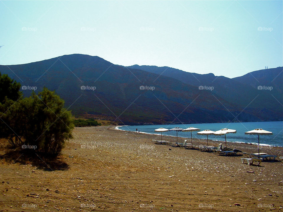 At the silent beach