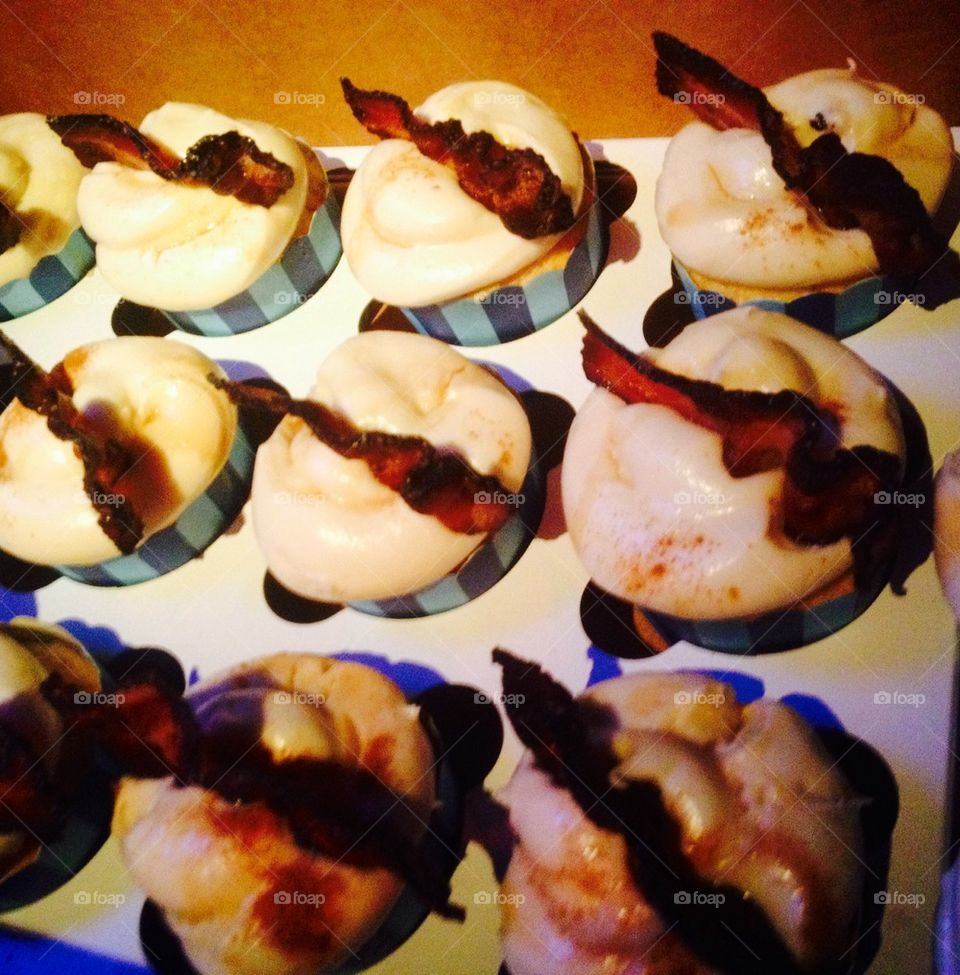 Bacon Cupcakes